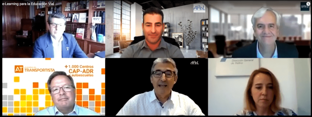 captura video conferencia academia del transportista e learning