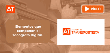 elementos que componen el tacografo digital