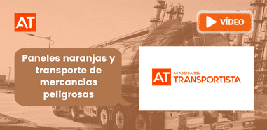 Paneles naranjas mercancías peligrosas