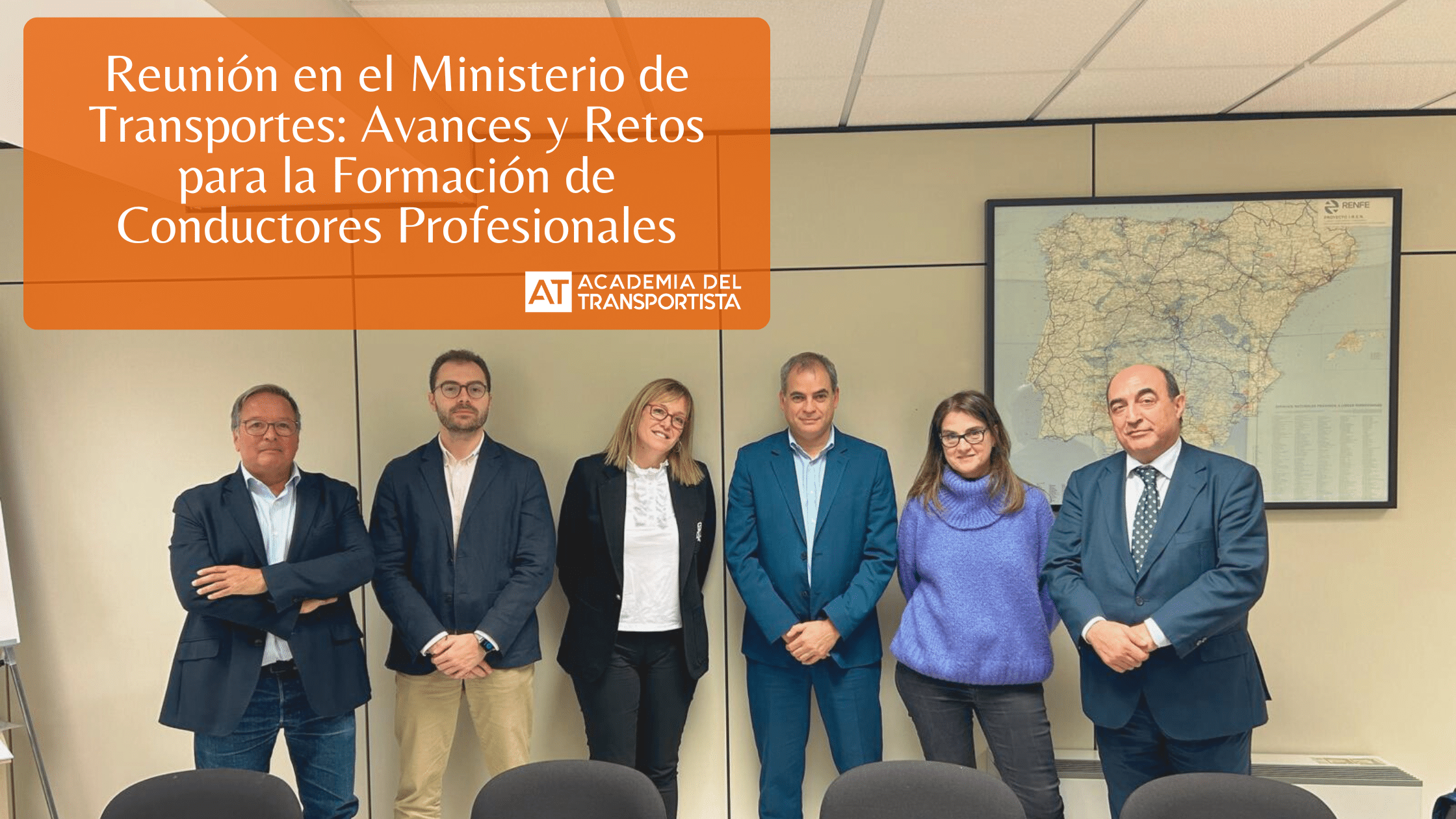 Reunión en el Ministerio de Transportes Avances y Retos para la Formación de Conductores Profesionales