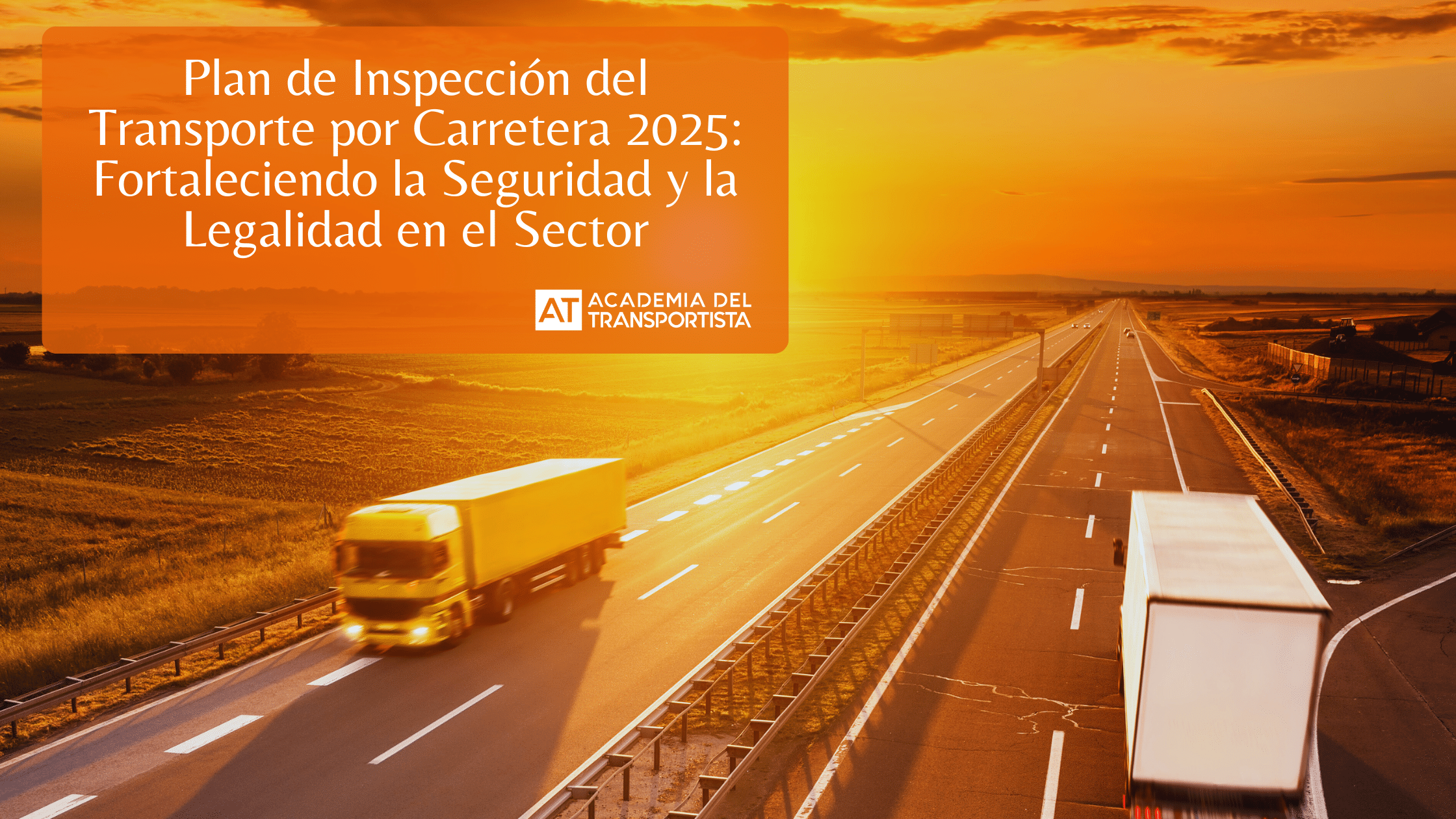Plan de Inspección del Transporte por Carretera 2025 Fortaleciendo la Seguridad y la Legalidad en el Sector.