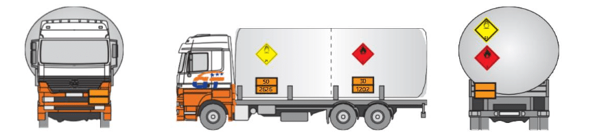 transporte en cisterna varias materias