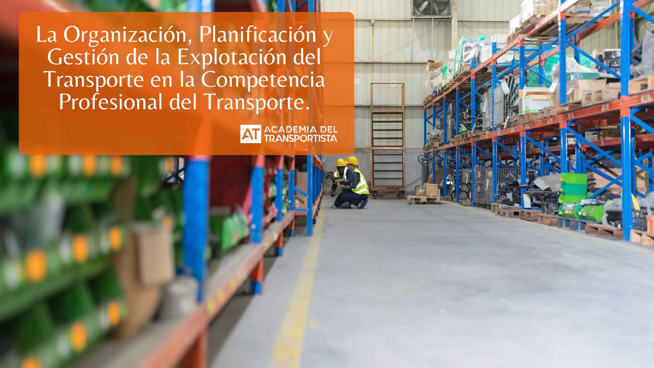 La Organización, Planificación y Gestión de la Explotación del Transporte en la Competencia Profesional del Transporte.