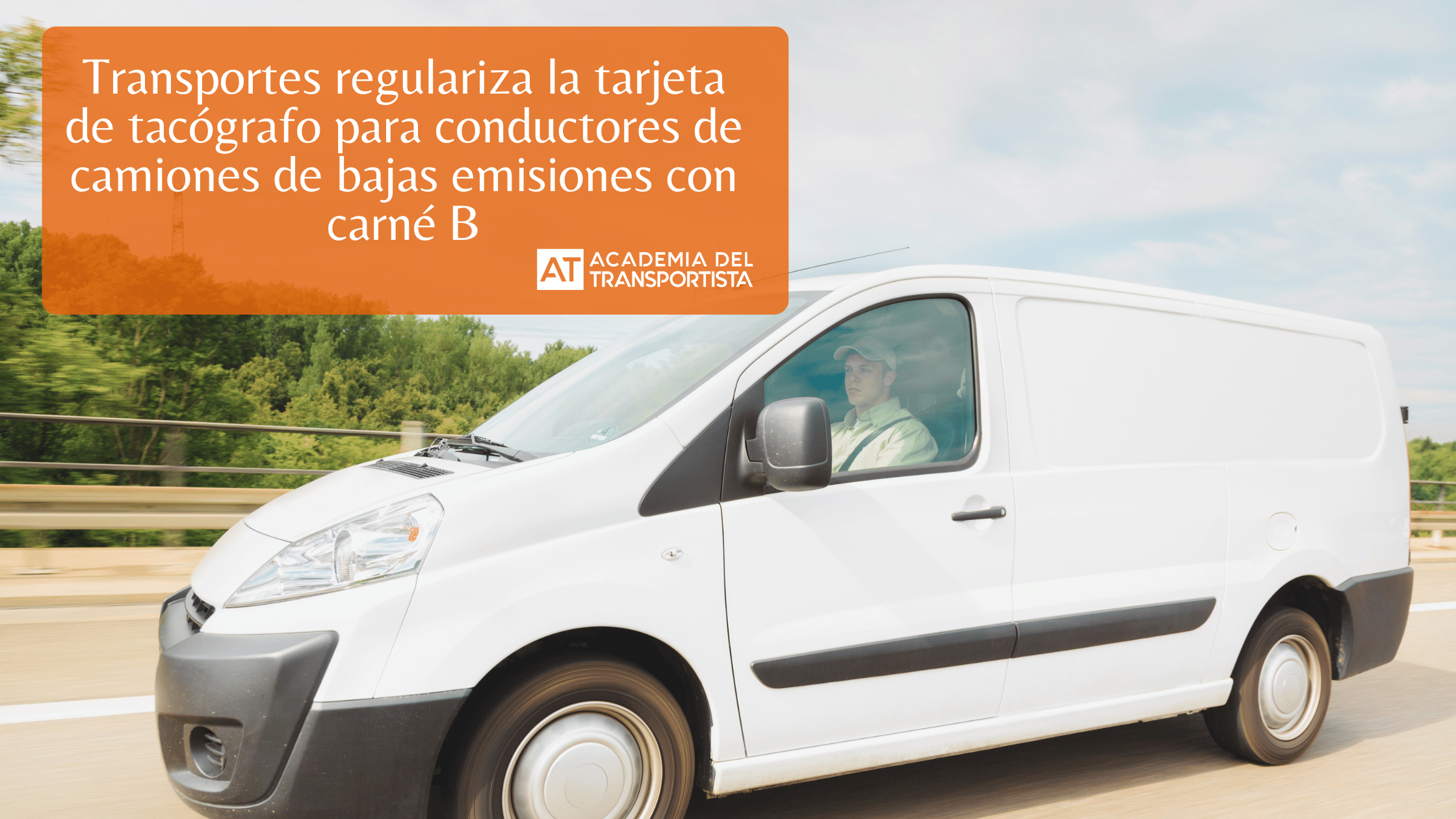 Transportes regulariza la tarjeta de tacógrafo para conductores de camiones de bajas emisiones con carné B