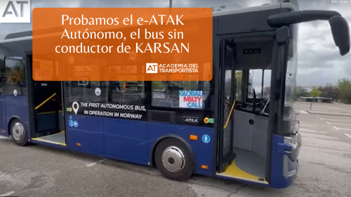 ATAK Autónomo, el bus sin conductor de KARSAN
