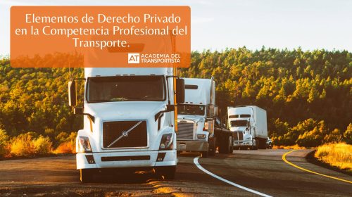 Elementos de Derecho Privado en la Competencia Profesional del Transporte.