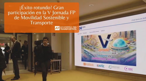 ¡Éxito rotundo! Gran participación en la V Jornada FP de Movilidad Sostenible y Transporte.